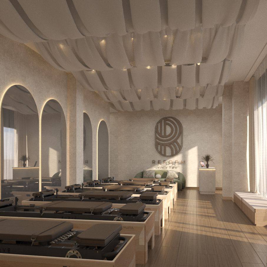 Reform Society reformer pilates studio enterijer — Vojvode Stepe 312, Beograd